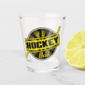 Nummer 1 Hockey Vader Shotglas Shot Glas (Voorkant)