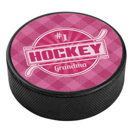 Nummer 1 Ice Hockey Grandma Puck