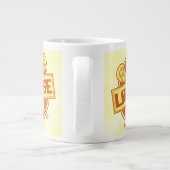 Nummer 1 Lacrosse Coach Jumbo Coffee Mok (Achterkant)