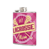 Nummer 1 Lacrosse mama Hip Flaskd Heupfles (Links)