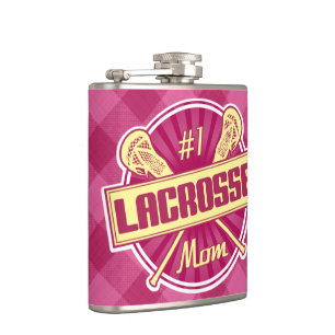 Nummer 1 Lacrosse mama Hip Flaskd Heupfles