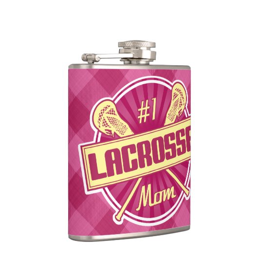 Nummer 1 Lacrosse mama Hip Flaskd Heupfles (Rechts)