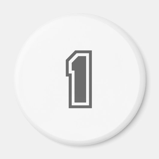 Nummer 1 magneet (Voorkant)