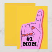 NUMMER 1 MOM FEESTDAGENKAART (Voorkant / Achterkant)