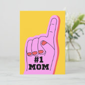 NUMMER 1 MOM FEESTDAGENKAART (Staand voorkant)