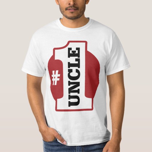 Nummer 1 oom t-shirt (Voorkant)