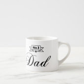 Nummer.1 Pap Espresso Mok - Vaderdag Gift (Rechts)