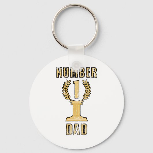 Nummer 1 Pap Sleutelhanger (Voorkant)