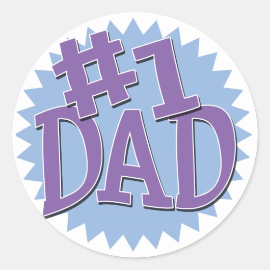 Nummer 1 pap Stickers (Voorkant)