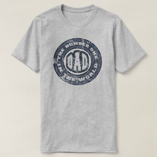 Nummer 1 Pap T-Shirt Distress
