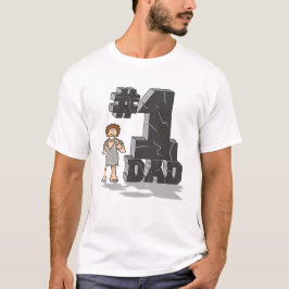 Nummer 1 Papa t-shirt