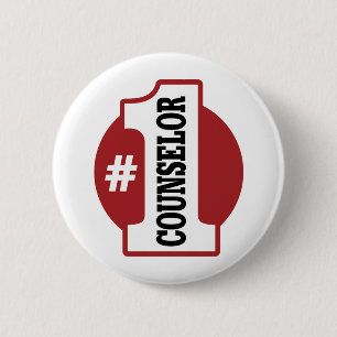 Nummer 1 raadsman ronde button 5,7 cm