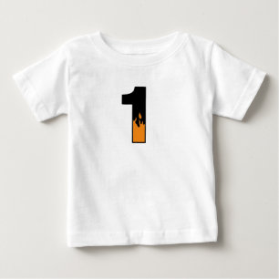 Nummer 1 T-shirt voor 1 jaar oude Baby