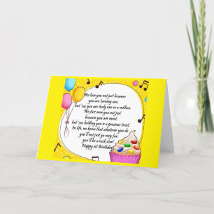 NUMMER 1 TWEEDE DAG WIL AAN NUMMER 1 BABY! KAART