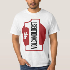 Nummer 1 Volcanoloog T-shirt