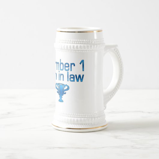 Nummer 1 Zoon in de wet Bierpul (Voorkant rechts)