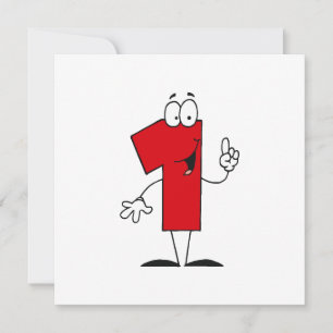 Nummer 1e Verjaardag T shirten en geschenken Kaart