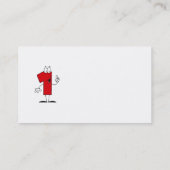 Nummer 1e Verjaardag T shirten en geschenken Visitekaartje (Achterkant)