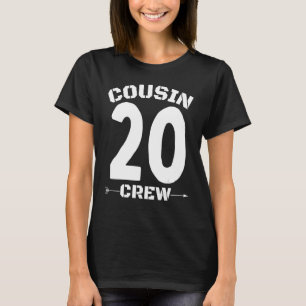 Nummer 20 Cousin Crew reunion Matching Family Grou T-shirt