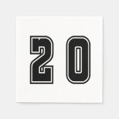 nummer 20 servet (Voorkant)