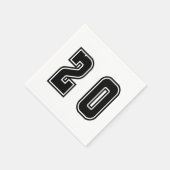 nummer 20 servet (Hoek)