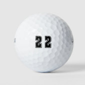 nummer 22 golfballen (Voorkant)