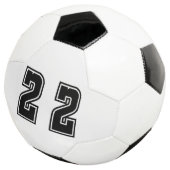 nummer 22 voetbal (Drie kwart)