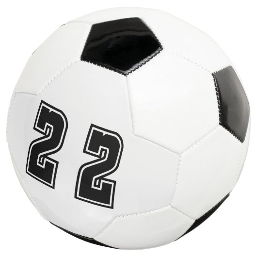 nummer 22 voetbal (Drie kwart)