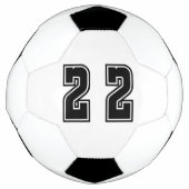 nummer 22 voetbal (Voorkant)