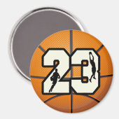 Nummer 23 Basketball Magneet (Voorkant / Achterkant)