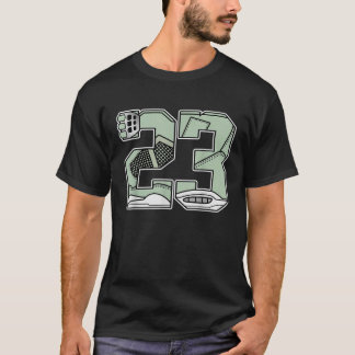 Nummer 23 Seafoam Abundance 4s bijpassend T-shirt