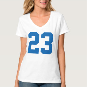  nummer 23-shirt ontwerp wijzigingsnummer t-shirt