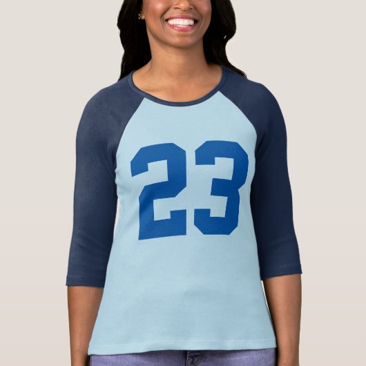  nummer 23-shirt ontwerp wijzigingsnummer t-shirt (Voorkant)