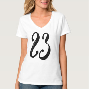 Nummer-23 T-shirt ontwerp 23 23
