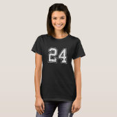 Nummer 24 t-shirt (Voorkant volledig)