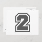 Nummer 2 briefkaart (Voorkant / Achterkant)