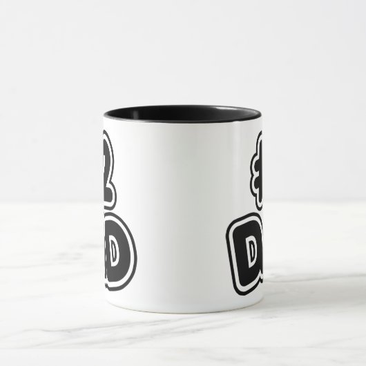 Nummer 2 Pap Mok (Midden)