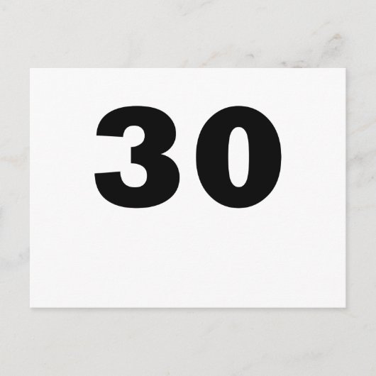 Nummer 30 briefkaart (Voorkant)