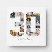 Nummer 30 Fotocollage Fotoplaat (Voorkant)