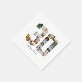 Nummer 30 Fotocollage Servet (Hoek)