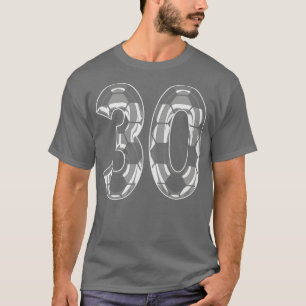 Nummer 30 Jersey 30 Moeder Speler Fan 1 T-shirt