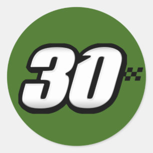 Nummer 30 - Sticker