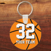 Nummer 32 basketbalsleutelhangers |  sleutelhanger (Voorkant)