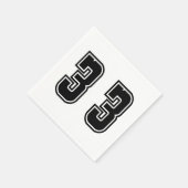 Nummer 33 servet (Hoek)