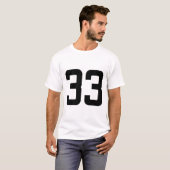 NUMMER 33 T-SHIRT (Voorkant volledig)