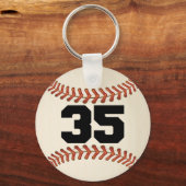 Nummer 35 Baseball Sleutelhanger (Voorkant)