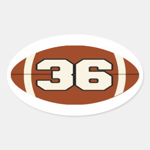 Nummer 36 Football sticker