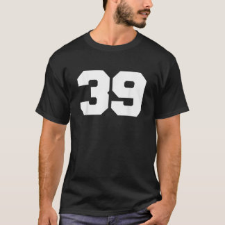 Nummer 39 Sport Jersey Speler 39 Fan FRONT Print T-shirt