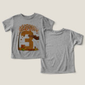 Nummer 3 Herfst Herfst Thanksgiving Thema 3 jaar o (Ontwerp Voorkant & Achterkant)