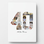 Nummer 40 Fotocollage Fotoplaat (voorkant)